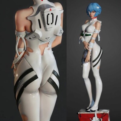 1/4 Rei Ayanami Resin Girl Lady Figure Model Kit Unpainted Unassembled Toys 53cm