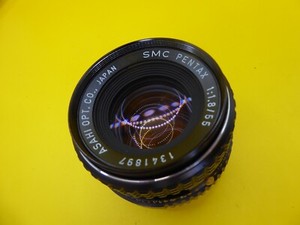 Pentax SMC 55mm f/1.8 SMC Prime Lens Pentax K Mount PK serviced k1000 mx k2 etc