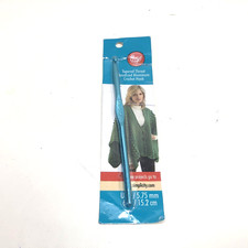 Boye Tapered Throat Anodized Aluminum Crochet Hook US Size J/10 5.75mm New