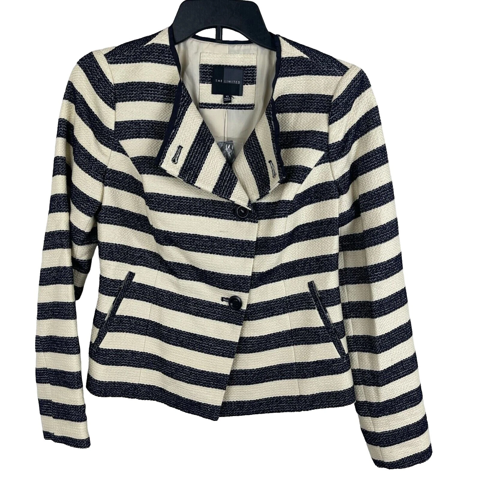 The Limited Women's Regular Size Striped Coats, Jackets & Vests for Women