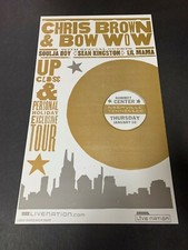 Chris Brown Bow WOW Soulja Boy  nAsheville 2008 HATCH SHOW PRINT ORIGINAL POSTER