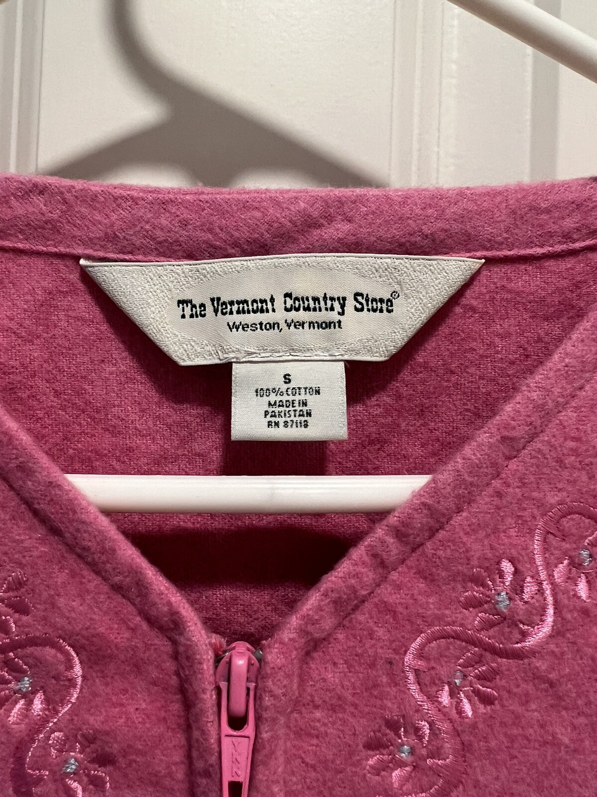 Vermont Country Store Women’s Zip Front Robe eBay