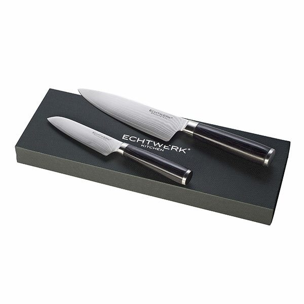 Echtwerk damascus knife set 2 pieces Knife Set Kitchen Knives Chef Knife Knives Set