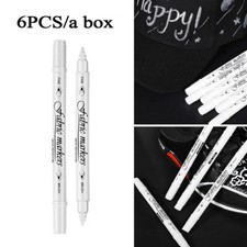 Biały ręczny długopis do malowania Tekstylny długopis Tkanina Malowanie Tkanina Tkanina Malowanie Długopis Cienki głowica J▽