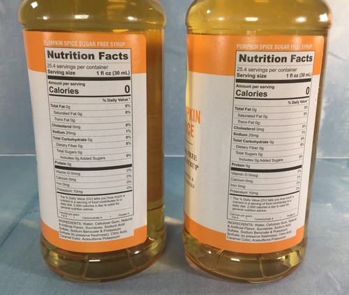 Martha Stewart Pumpkin Spice Sugar Free Drink Syrup 2 Pack, 33.8 oz Each BB 7/26 - Picture 10 of 13