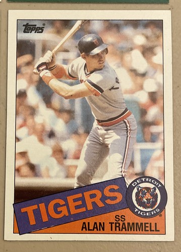 HOF Alan Trammell ⚾️ Detroit Tigers Baseball Cards ⚾️ 9 Card Lot ⚾️ 1982-1996 - Picture 11 of 12