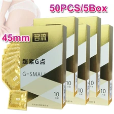 40PCS Small Size Ultra Thin Latex Condom for Men Sex Products Tight Condoms 45mm