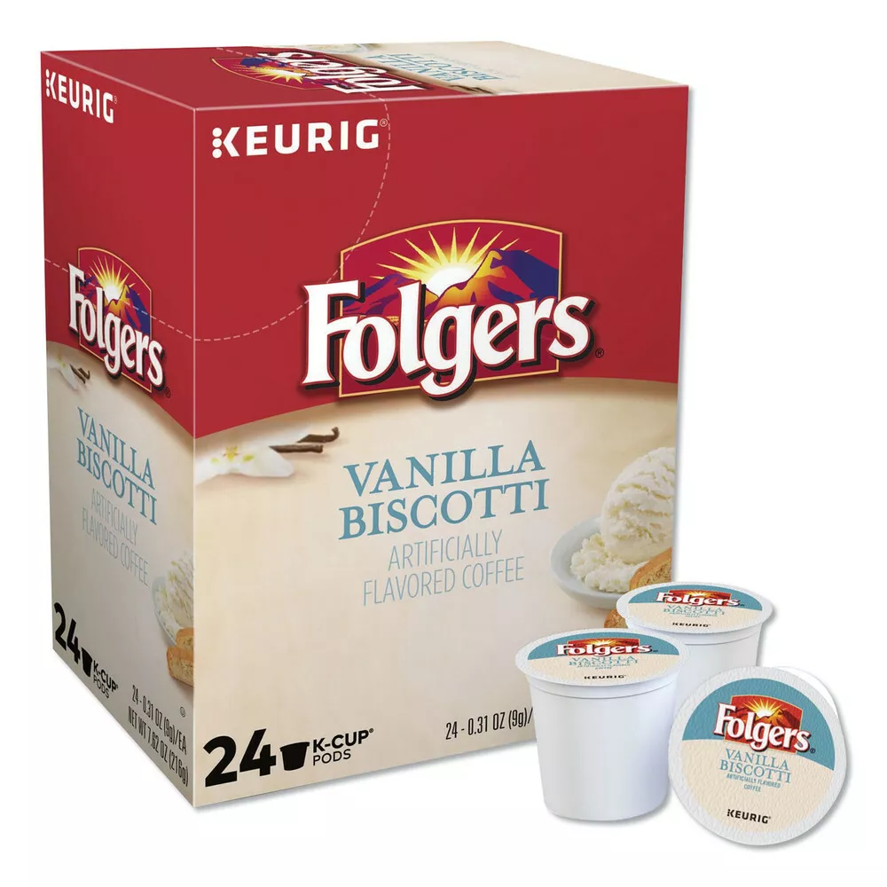 Folgers vanilla biscotti k cheap cups