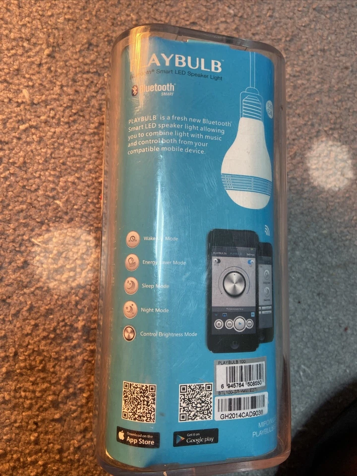 Mipow PLAYBULB Bluetooth Wireless Smart LED Speaker Light Bulb E27/26, BRAND NEW - Image 3 of 4