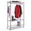 alera wire shelving garment rack, coat rack, stand alone rack, black steel w