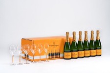 Veuve Clicquot 6 bottles 6 flutes party set