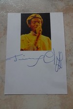 Jimmy Cliff Autogramm signed 10x15 cm Karteikarte mit Magazinbild