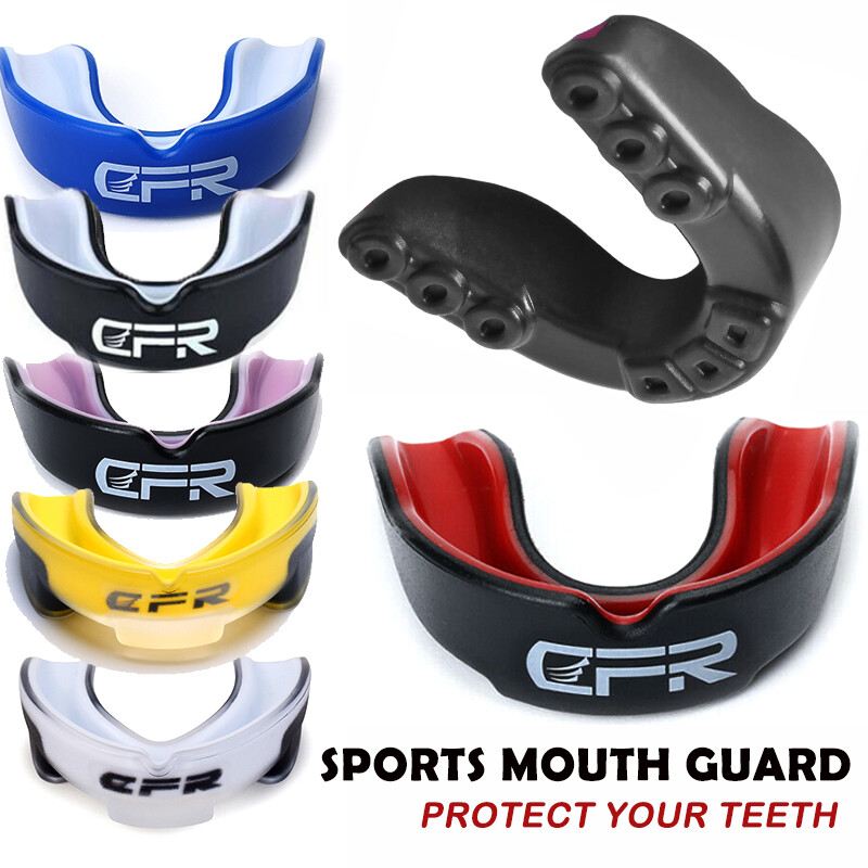 Gel Boxing Gum Shield Mouth Guard MMA Mouthpiece Teeth Rugby Grinding Sports US