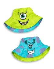 Disney Monsters Inc Multicoloured Reversible Sully & Mike Bucket Hat Unisex Kids