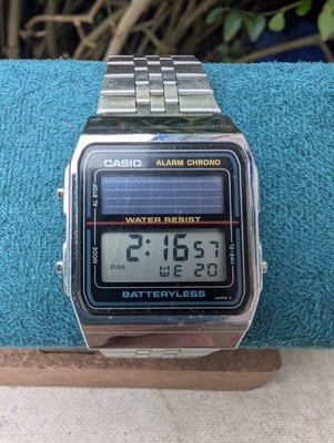 CASIO AL-180 “Old CASIO”日本製　チープCASIO Casio AL-180 Vintage 1987 Module 668 Alarm Chronograph Solar