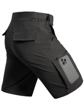 Men's Cargo Hiking Shorts with Belt Lightweight Quick Dry Tactical Shorts wit...