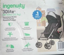 Ingenuity 3Dlite Convenience Stroller - Black