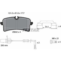 Textar 2564201 Bremsbelagsatz FüR Audi A7 A8 D4 A6 C7 4H2 4H8 4HC 4HL 4GA 4GF