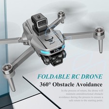 4K Camera Drone RC Screen Foldable Brushless Quadcopter Obstacle Avoidance 3