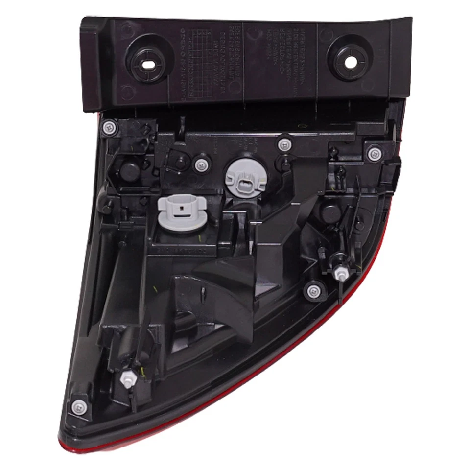 尾灯套装适用于 2019 - 2021 年本田 Passport 左右透明/红色 LED — 第 4/4 张图片