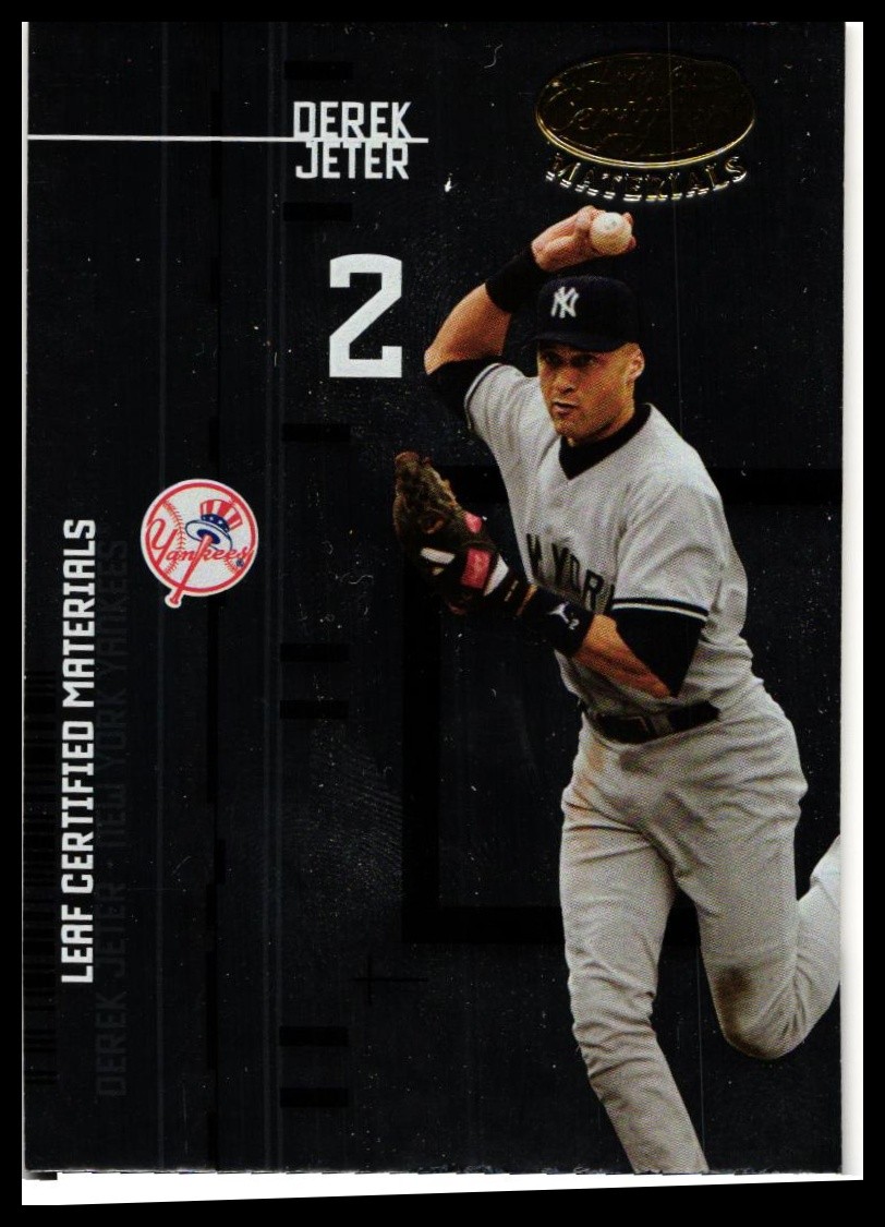 2005 Leaf #LC-5 Derek Jeter Leaf Certified Materials Preview