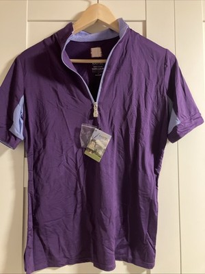 Kastel Denmark Sportshirt lila   Reißverschluss   neu mit Etikett