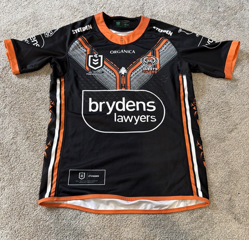 Steeden Wests Tigers Rugby Jersey Australia Multicultural League Men’s M Elmo 1