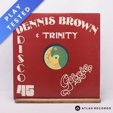 Dennis Brown Funny Feeling Die-Cut Sleeve 12" Single Vinyl Record - EX/VG+