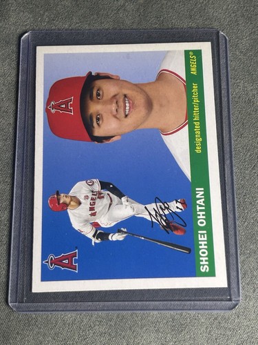 2020 TOPPS ARCHIVES 1955 TOPPS VARIATION SHOHEI OHTANI #7 ANGELS DODGERS