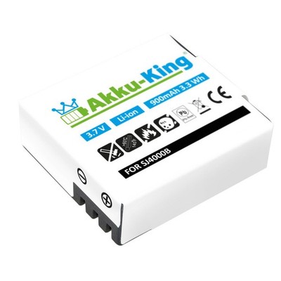 Akku-King Akku für EKEN H8R H9 H9R EKO Full HD 1080p HD 720p Ultra HD 4K Wifi