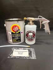 GALLON FLUID FILM BLACK, PRO GUN, 1 W QUART BOTTLE, STRAIGHT WAND, AND 50 PLUGS
