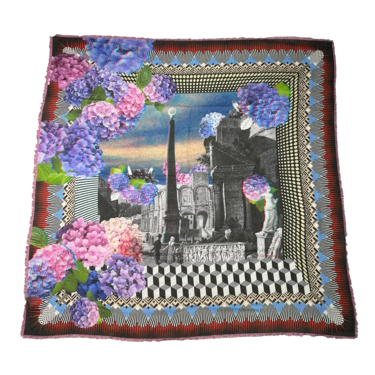 CHRISTIAN LACROIX シルクストール 紫・多色 Christian Lacroix Silk Scarves & Wraps for Women for sale | eBay