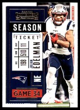 Julian Edelman 2020 Panini Contenders #43 Patriots NFL READ FREE SHIPPING