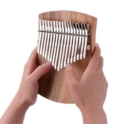 17-Key Thumb Piano Camphorwood C Tone With Carry Bag Music Book Musical Sc YXCN