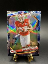 2025 Panini Prizm Dwayne Bowe Blue Camo #7/25 KC Chiefs