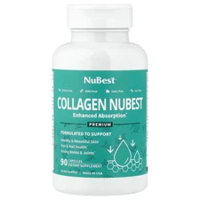 Collagen Nubest, Enhanced Absorption, 90 Capsules (500 mg per Capsule)