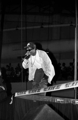 Rapper Eazy-E from NWA Performs at the 'Straight Outta Compton' to- Old Photo 7