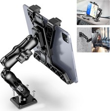 OHLPRO Tablet Holder for Truck, Heavy Duty iPad Mount 2-Stage Arm, Black