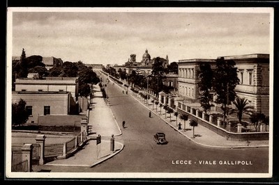 Lecce, Viale Gallipoli, Ansichtskarte 