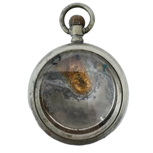 Antique 18 Size Illinois Open Face Pocket Watch Case Oresilver Coin Edge USA