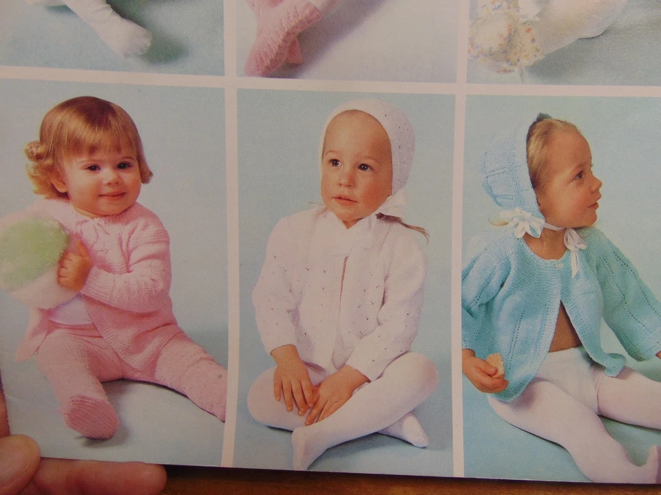 Vtg Baby Knitting & Crochet Booklets - Bernat, Brunswick, Leisure Arts LOT of 3 - Image 3 of 4