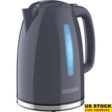 Rapid Boil Electric Kettle 360° Swivel Base Dual Water Windows Auto Shutoff New