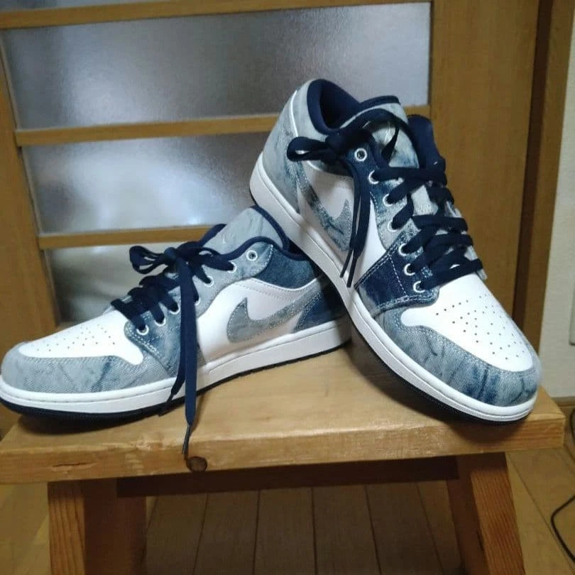 Jordan 1 Low Washed Denim | eBay