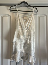 Altar'd state white wrap dress size M