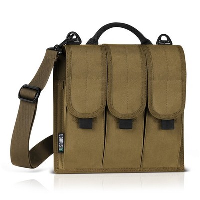 Savior Equipment Single Shoulder Sling 6 Magazine Rifle Pouch - Dark FDE - MP...