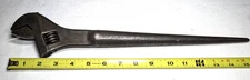 VINTAGE KLEIN TOOLS 3239 ADJUSTABLE SPUD WRENCH USA HEAVY DUTY