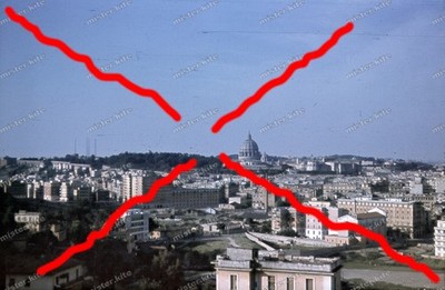 Agfa-Color-Farb-Dia-90.Panzergrenadier-Division-Italien-Rom-2.WK-Stadt-1944-8