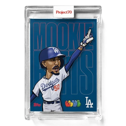 Topps PROJECT 70 MOOKIE BETTS by Blue the Great card 412 IN-HAND!