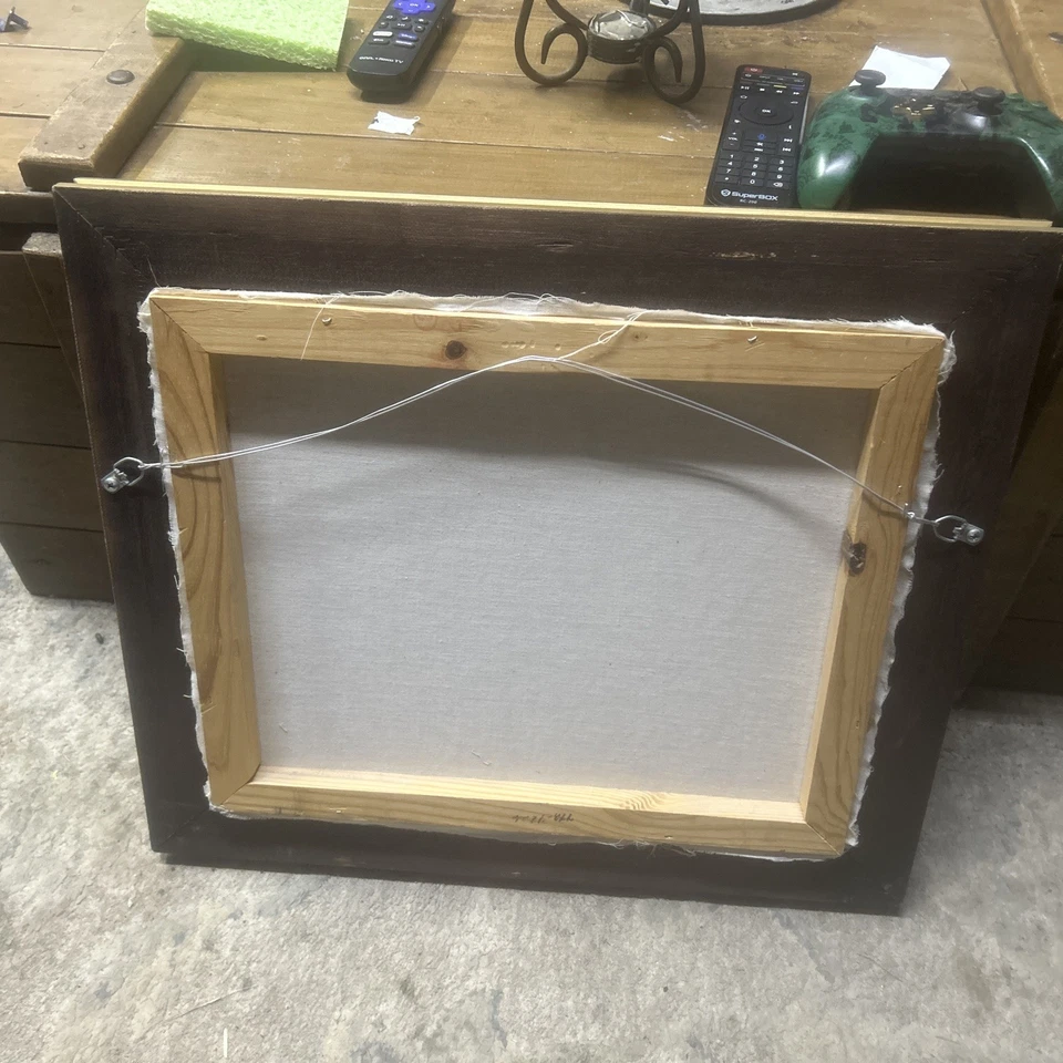 1899 reimpresión Sir George Clausen "Dos chicas arreglando poses" impresión enmarcada 23,5" X 26 Foto 2 de 2