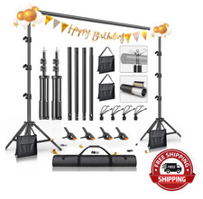 Soporte De Telon De Fondo Para Fiestas Estudio Fotografia 8.5 x 10 ft Ajustable